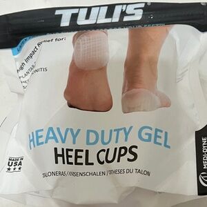 Tuli's Heavy Duty Gel Heel Cups Size Small
